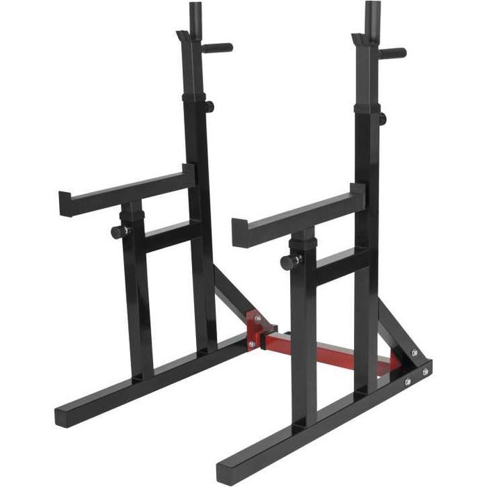 Squat Rack cu set de bare Olympia Bumper Plate 170 kg