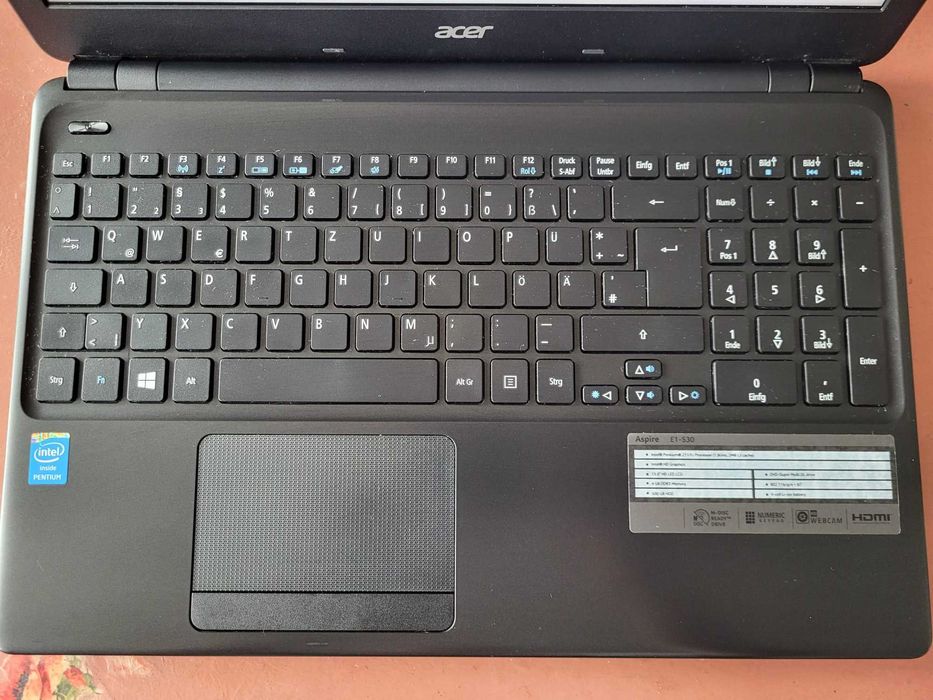 Acer Aspire E1-530 15.6" CPU Intel 2117U 1.8 GHz 8Gb DDR3 240Gb SSD