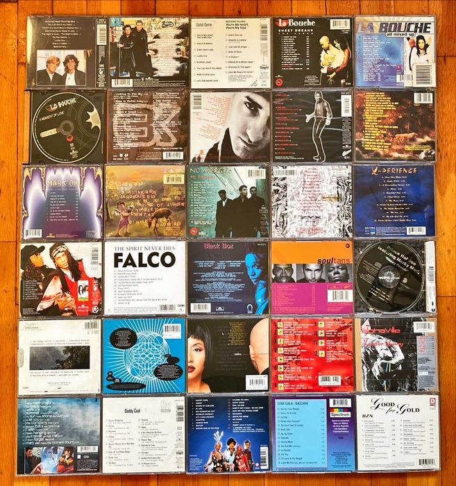 Lot CD orig pop&electro: Modern Talking, La Bouche, Boney M., Vangelis