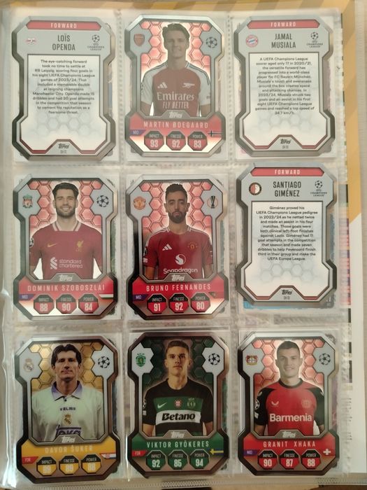 Match attax 24/25 +snow ballers, scream team, New signings, squadzone