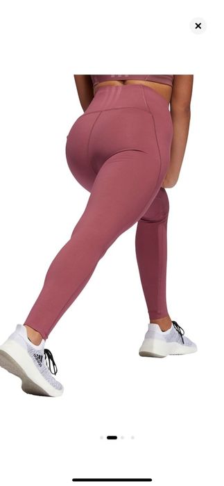 Colanti Adidas crop cu talie inalta