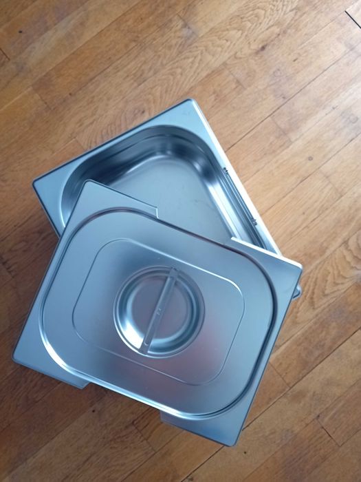 Касерола с капак инокс 30/25/10