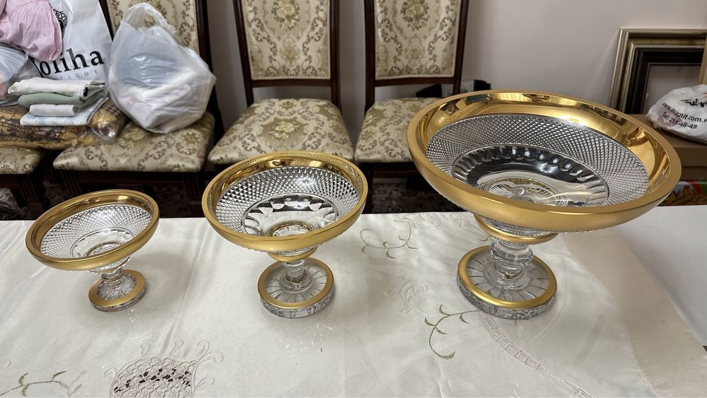 Чешская хрусталь ручной работы