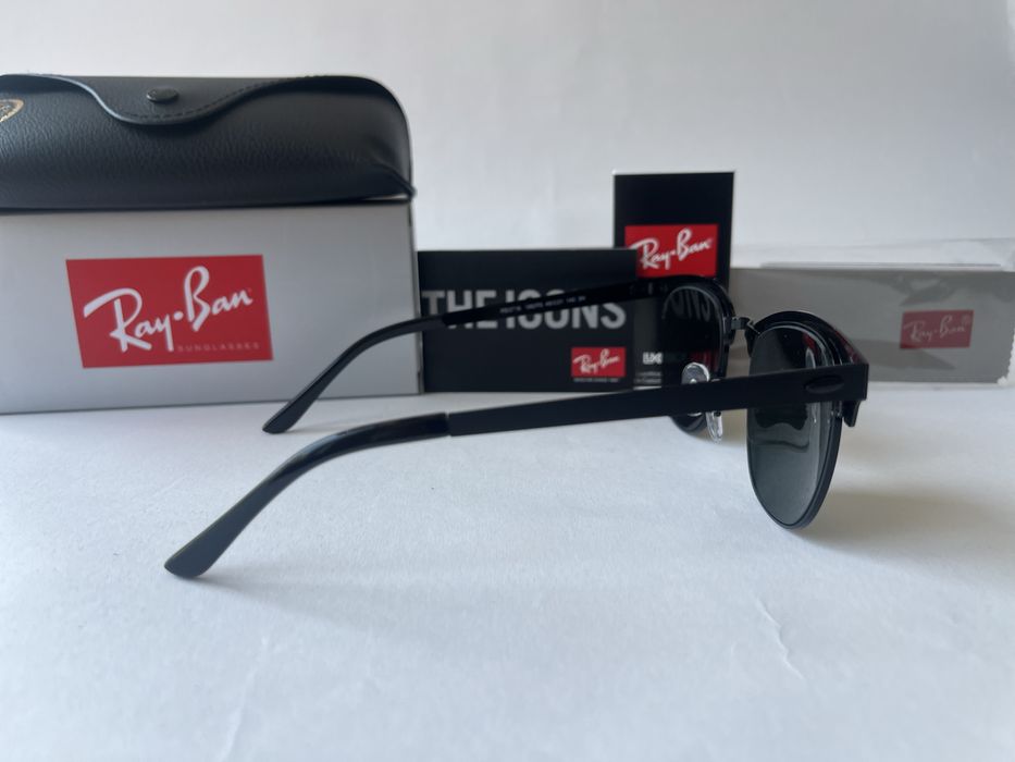 Ochelari de soare RAY BAN 3716 Clubmaster Metalici Noi