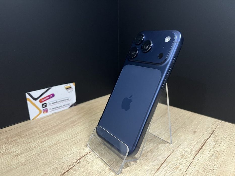iPhone 17 Pro 256Gb Deep Blue Second-Hand 3 ani garanție, Telefoane Mu