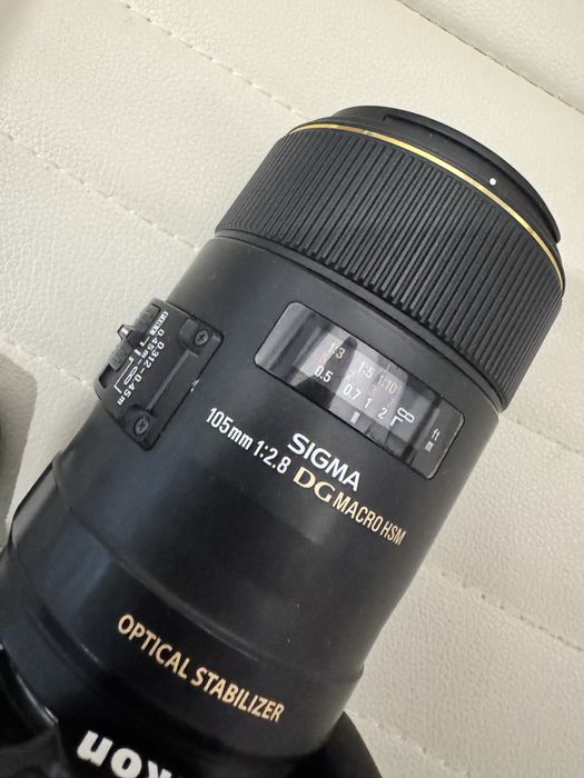 Obiectiv Sigma 105mm f/2.8 EX DG OS HSM Macro nikon dslr foto aparat