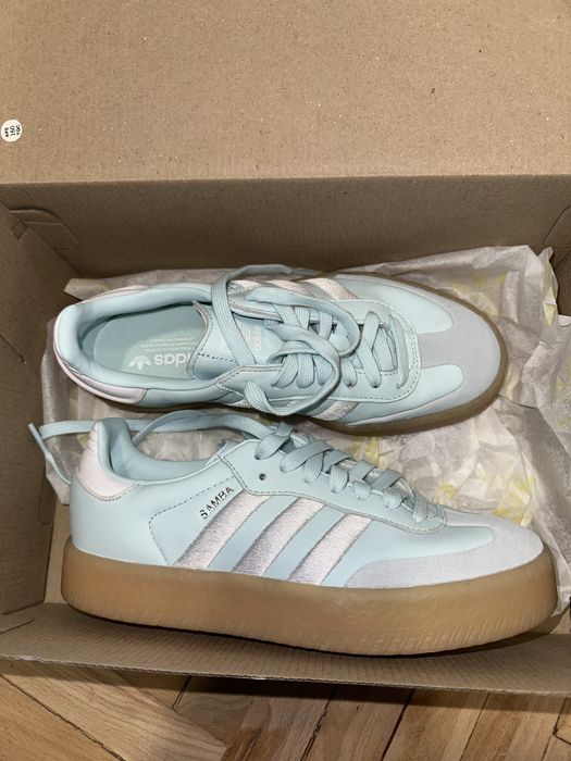 Adidas Originals SAMBA noi, turcoaz deschis