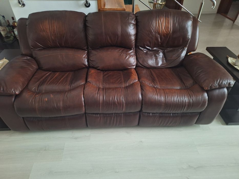 Vand set canapea piele
