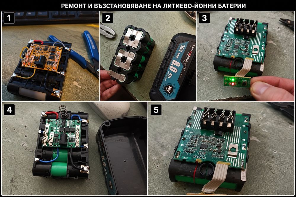 Ремонт,рециклиране и изработка на батерии
