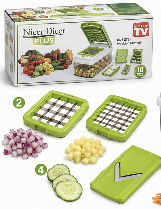 Овощерезка Nicer Dicer — 10 предметов