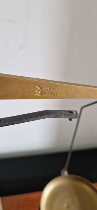 Cantar balanta bronz autentica Belgia stantata