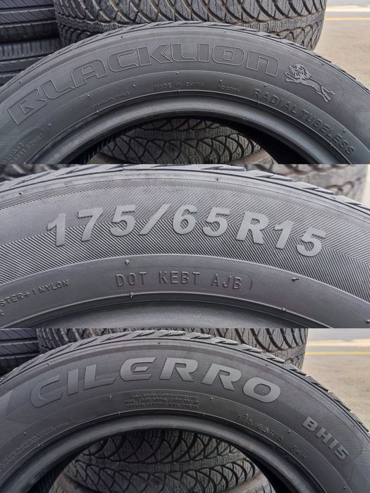4бр. летни гуми 175/65/15 Black lion, dot22
dot22
7.5mm
Добро състояни