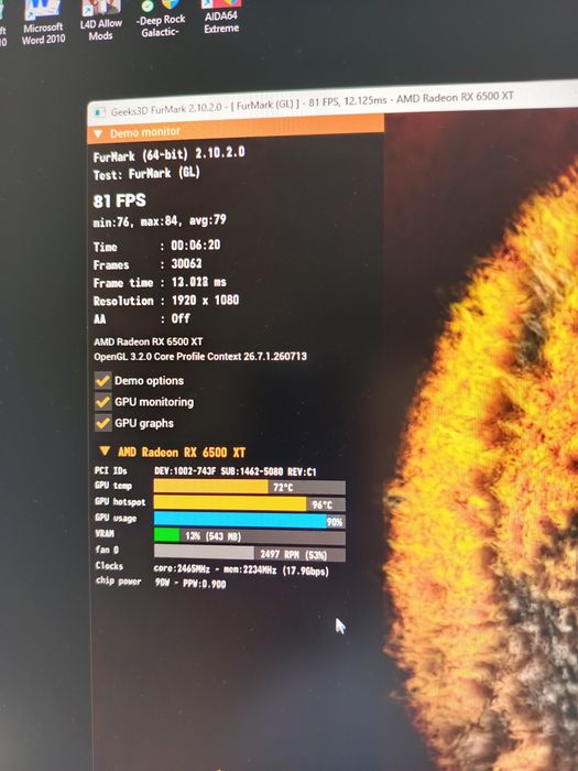 Видеокарта AMD Radeon RX 6500 XT Msi