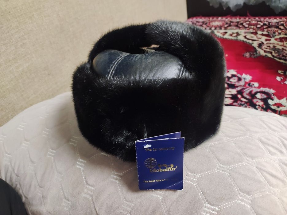 Норка ушанка шапка