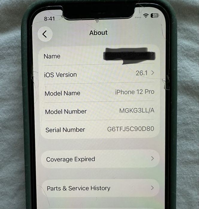 Iphone 12 pro Graphite 128GB