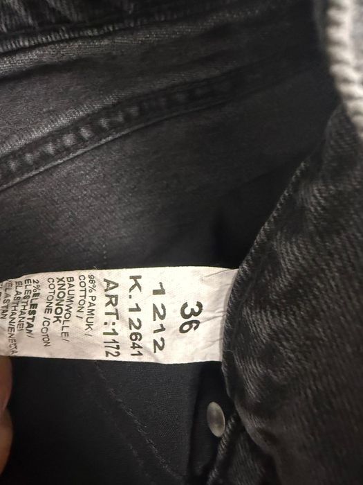 The Bark Fustă din denim gri mini destroyed mărimea 36 / S