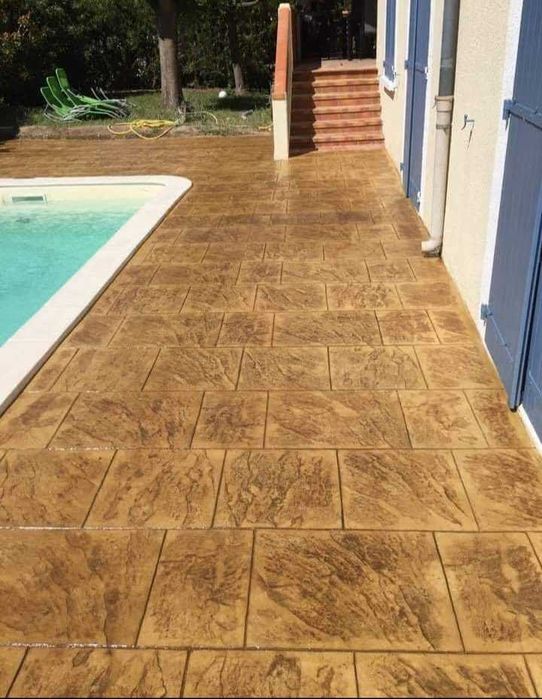 Pavaje beton amprentat si elicopterizat