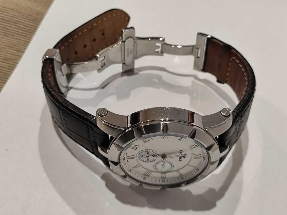 Ceas Bărbătesc Optima Model OSC299-SL-1 Cutie Originală Perfect Funcțional Purtat
