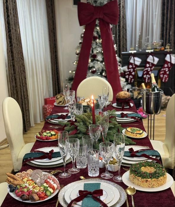 Funda uriașă burgundy/bordeaux pentru brad sau decoruri–70x220cm-500LE