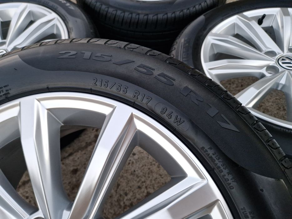 Roti/Jante London Vw Passat B8 anvelope vara 215 55 17 -relativ Noi