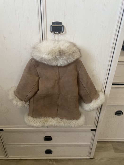 Дубленка детская для девочек