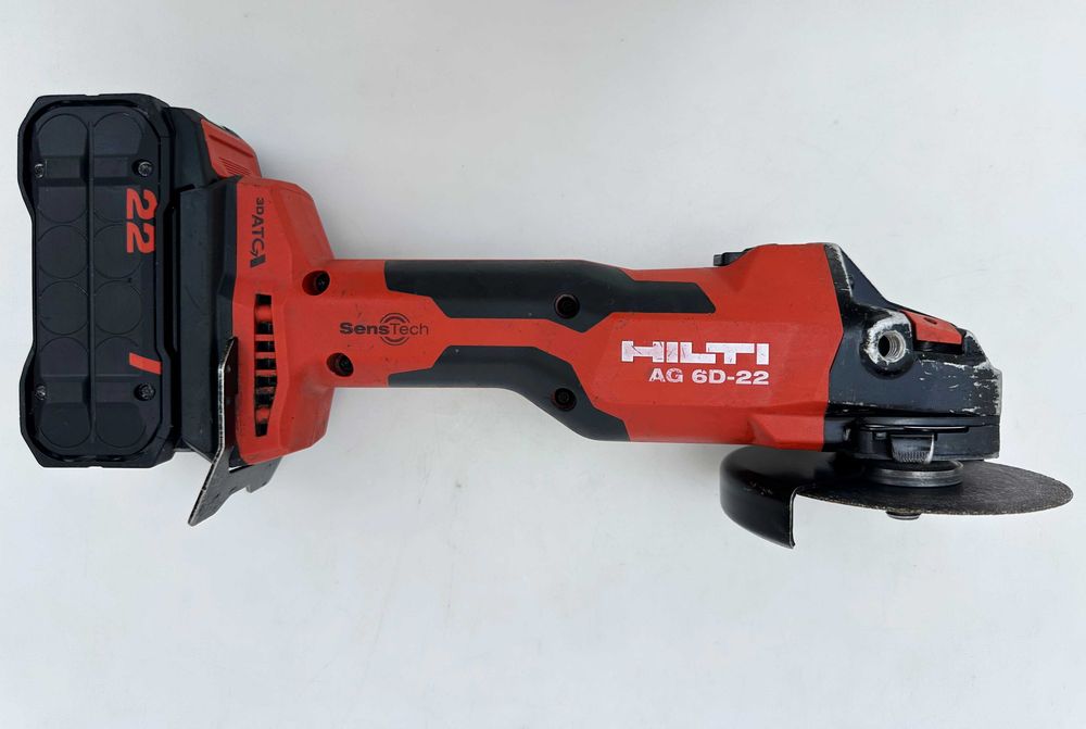 Hilti AG 6D-22 - Безчетков ъглошлайф с SensTech 2x22V 5.10Ah Nuron перфектен!