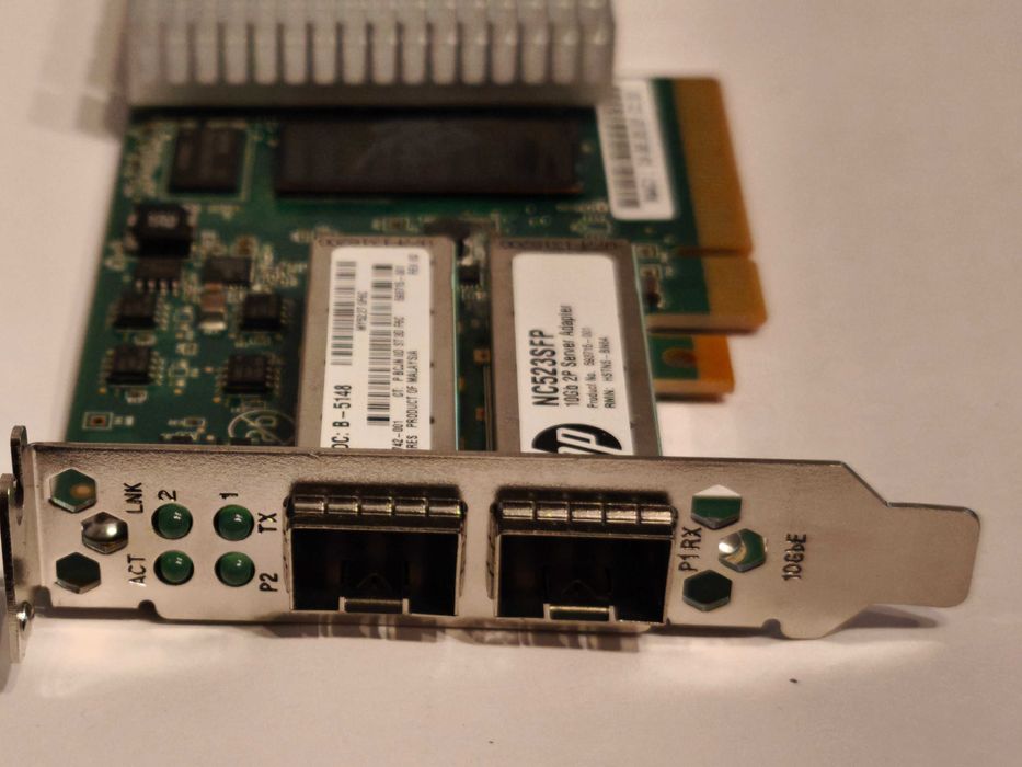 Placă rețea server 10Gb HP NC523SFP Low Profile