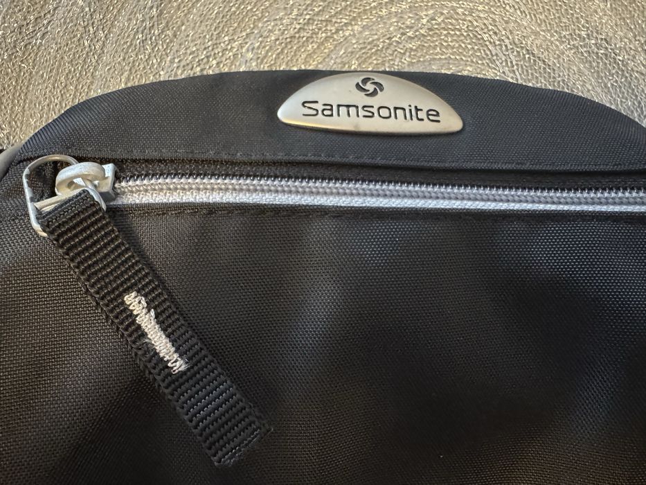 Мъжка чантичка и Портфейл естествена кожа; чанта Samsonite