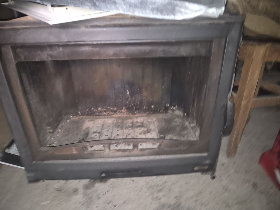 Focar șemineu plus horn din inox cu izolație