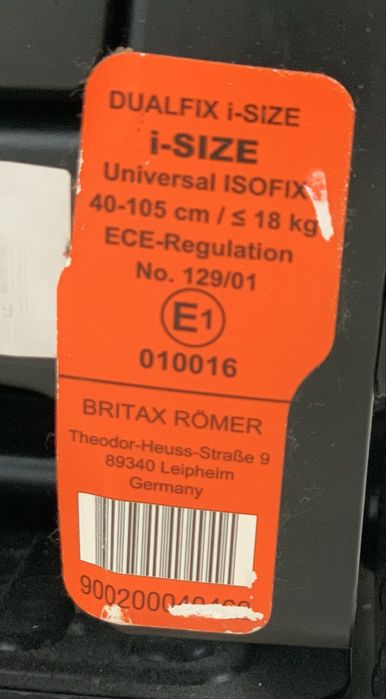 Scaun Britax Romer cu isofix