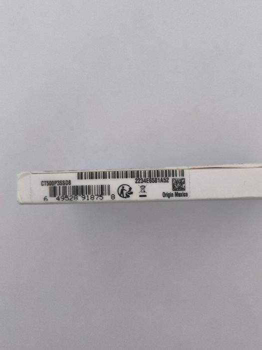 SSD Crucial P3 500 ГБ