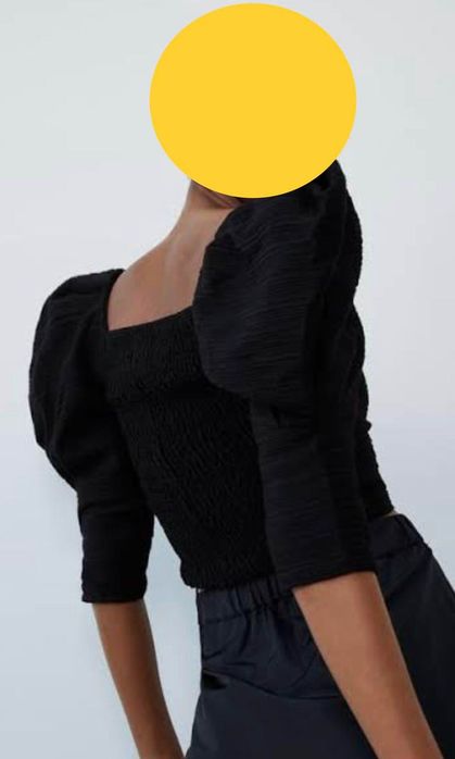 Bluza maneci bufante Zara