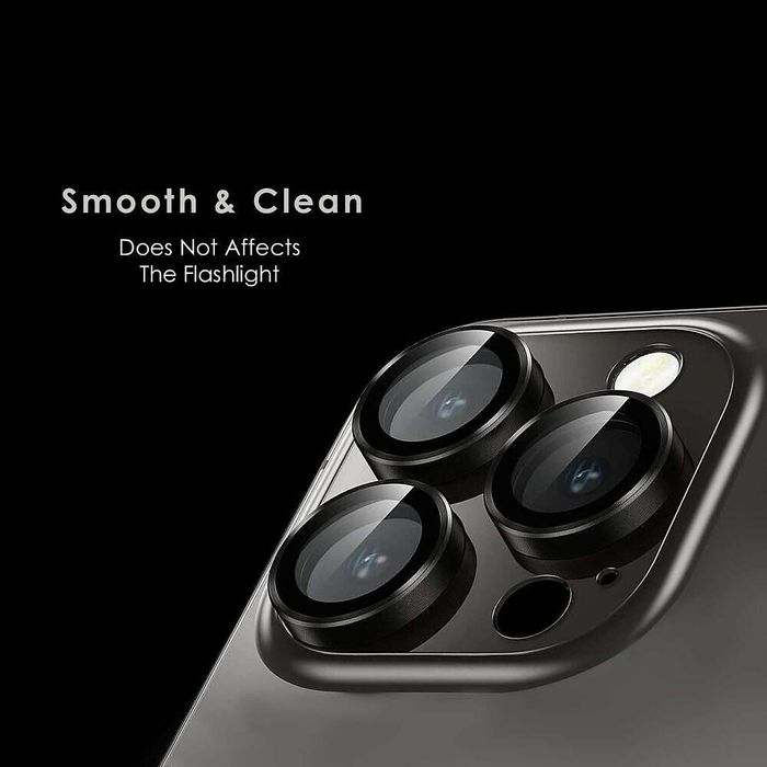 Стъклени Рингове за Камера за Apple iPhone 16 Pro | 15 Pro Max Plus