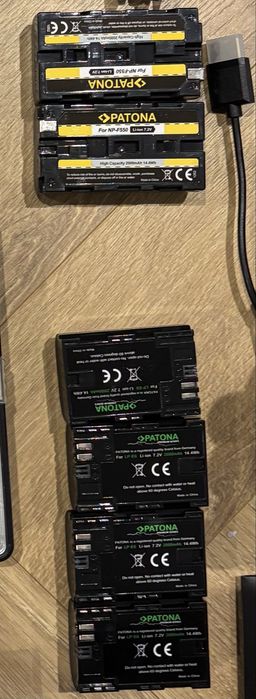 Baterii V Mount, NPF550, NPF970, LP-06