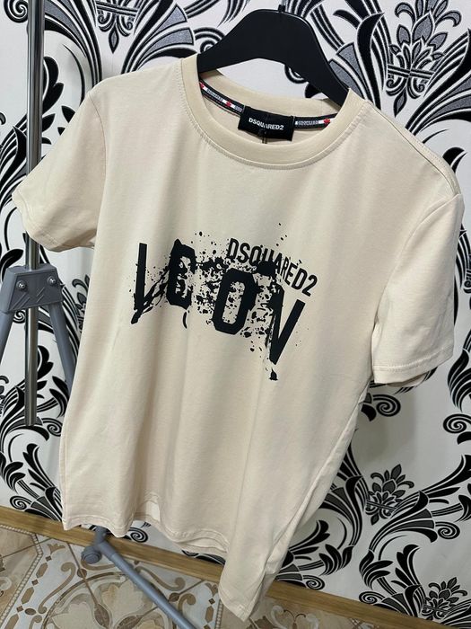 Tricouri Dsq , Karl,Hugo, OFF White