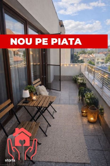 PIATA ROMANA-2 camere 81 mp utili totali, 2 bai, terasa 11 mp, 2 boxe,