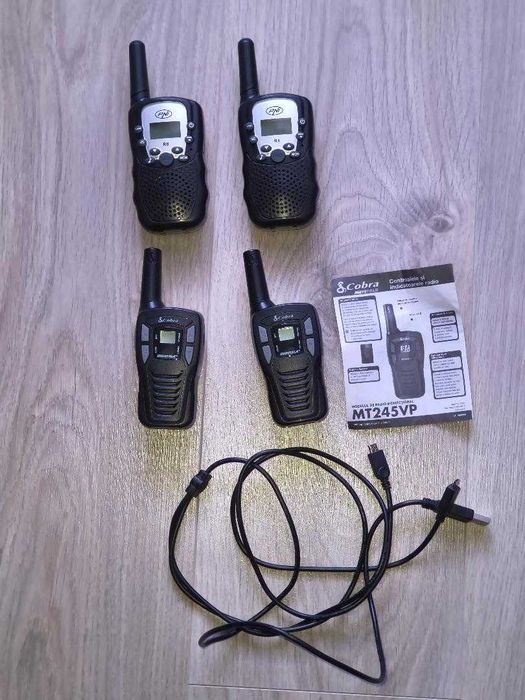Aparate wakie talkie Cobra si PNI