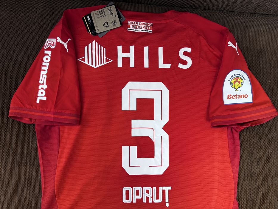 Tricou oficial de meci puma FC Dinamo Bucuresti Raul Opruț 3 marimeaL