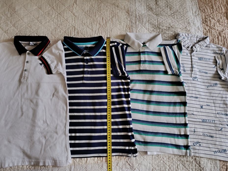 Bluză polo pentru băieți, vârsta 10-11 ani, din bumbac