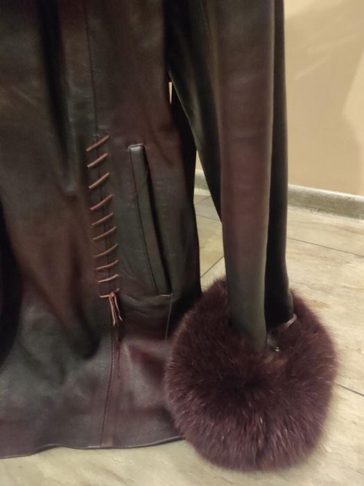 Дамско яке, естествена кожа