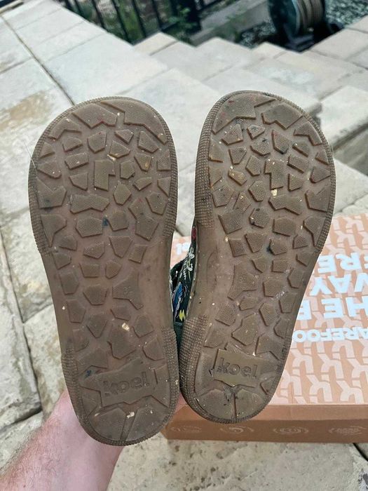 Incaltaminte copii iarna Koel barefoot Devin Tex Print Meri 31 - Verzi