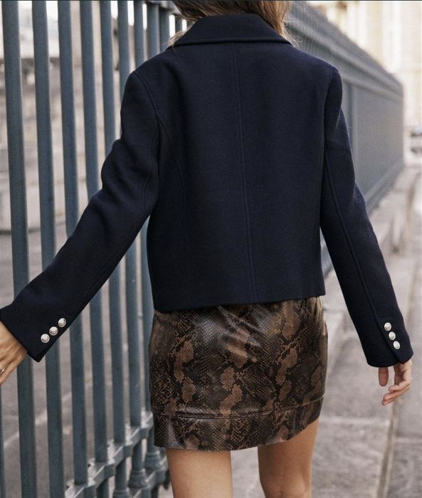 Zara blazer petrecut