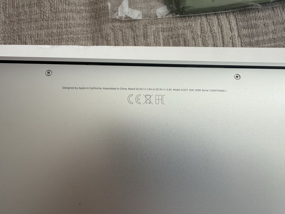 MacBook Air M1 2020 (factura)
