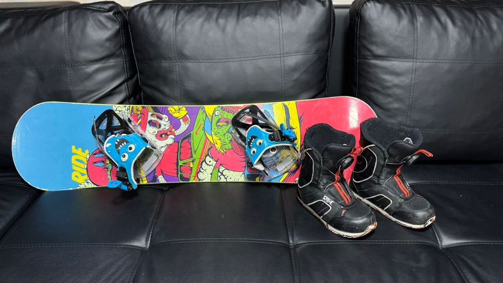 Продам сноуборд Ride с креплениями и ботинки