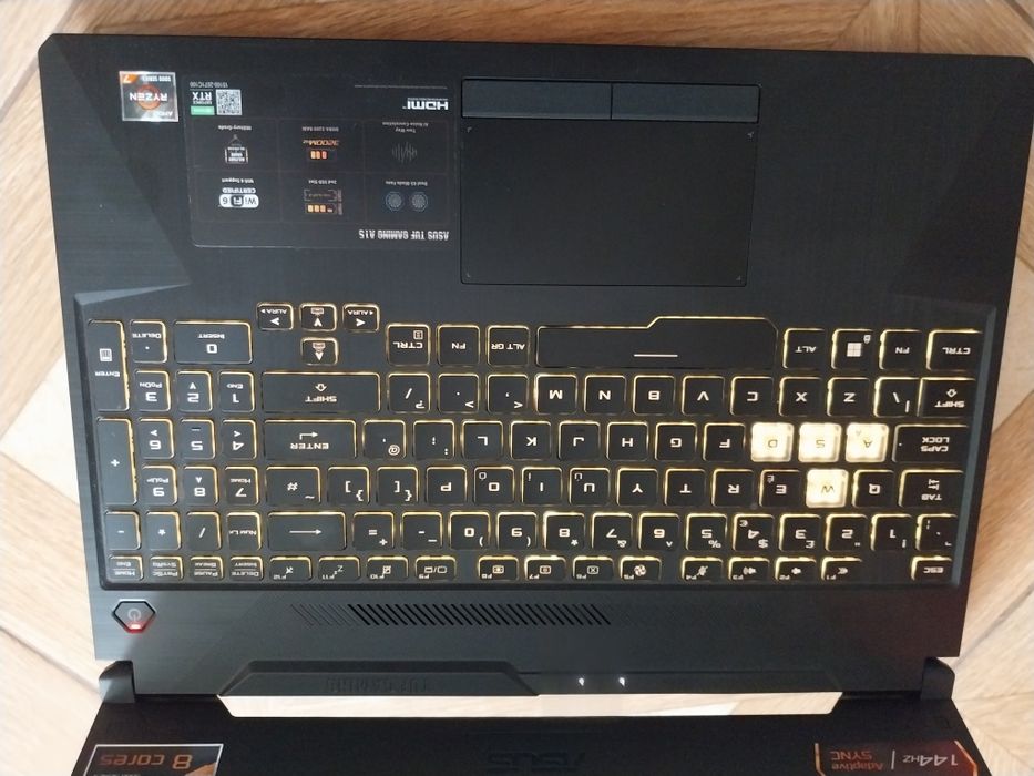 Laptop Gaming ASUS TUF A15 – Ryzen 7 5800H – RTX 3060 – 16GB RAM – 2TB