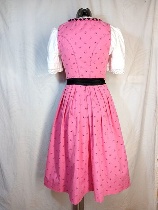 Dirndl Nr 38 rochie bavareză Oktoberfest cu șorț camașa  tiroleza