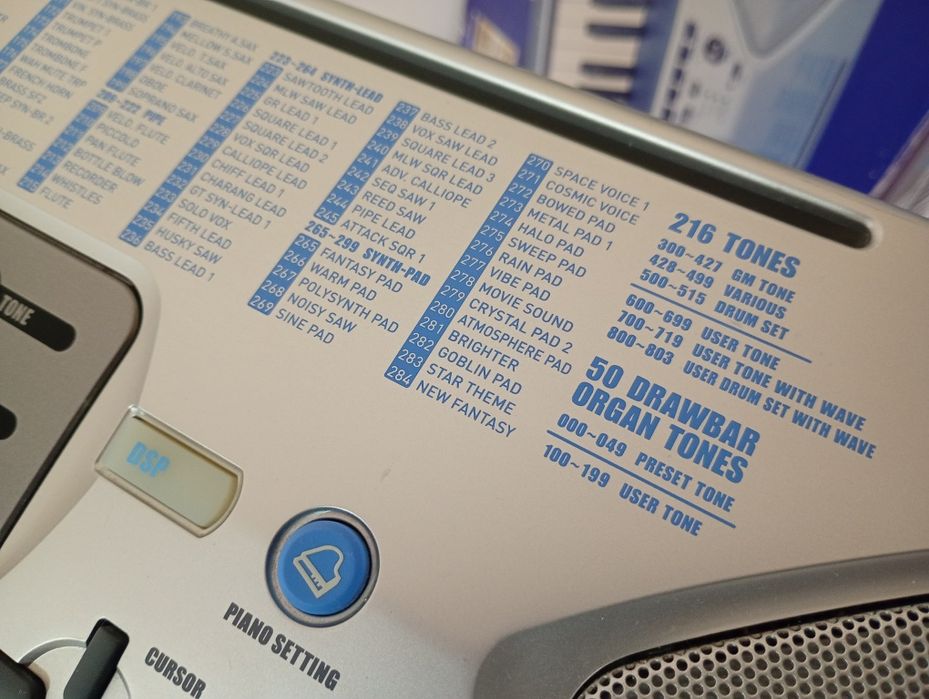 Casio CTK-691 Tone Bank pian orga