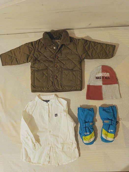 Детски дрешки за момче-86, 98см.,блузи,яке,риза,панталони,122, 128