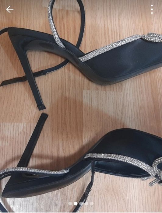 Sandale elegante  cu strasuri