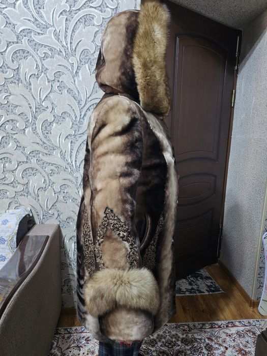 Шуба из натурального меха Камелия